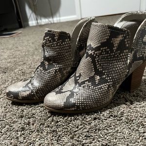 SnakeSkin Booties